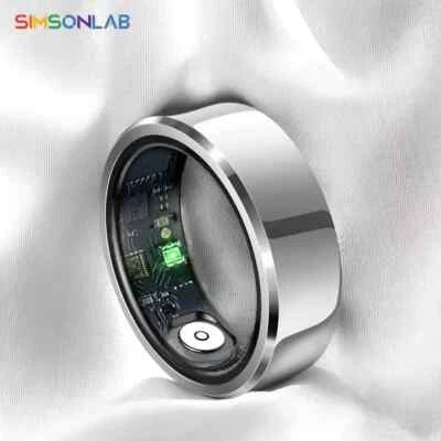 Anillo Inteligente Salud Impermeable IP68 Anillo de Dedo Monitor Frecuencia Cardíaca Rastreador de Ejercicio Foto 1 de 4