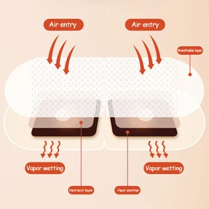 1PCS Warm Steam Eye Mask For Sleeping Eyes Massage Hot Compress Eye Care - Bild 1 von 12