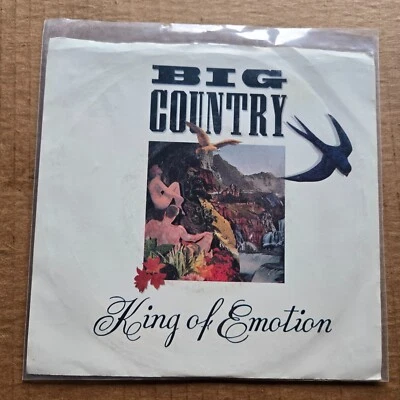BIG COUNTRY King Of Emotion DJ PROMO 45 7" Vinyl Record Foto 1 de 4