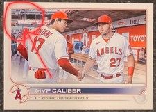 ERROR 2022 Topps Update SHOHEI OHTANI #US115 Trout 1/1 MISSING SILVER FOIL Rare