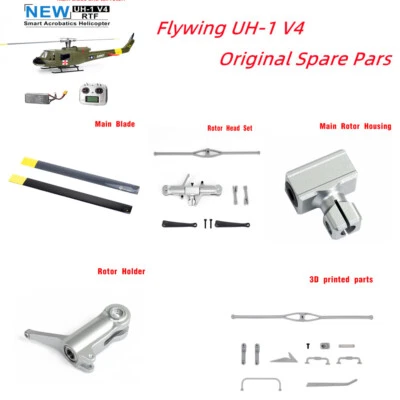 Flywing UH-1 V4 Hubschrauber Original Parts Main Rotor Rotor Head Rotor Holder - Bild 1 von 4