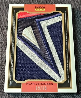 2015-16 Panini Anthology /25 Double Coverage Patch Boone Jenner Ryan Johansen - Image 1 of 2