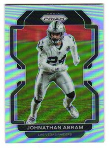 2021 Panini Prizm #182 Johnathan Abram Silver