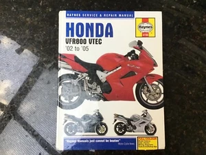 HONDA VFR800 VTEC 2002 to 2005 SERVICE REPAIR MANUAL BY HAYNES - Picture 1 of 6
