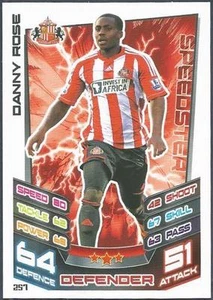TOPPS MATCH ATTAX 2012-13- #257-SUNDERLAND-DANNY ROSE - Picture 1 of 1