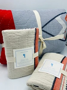 Pottery Barn Kids Pacific Surf Quilt Set, Twin w/2 Standard Shams NWOT & NWT - Picture 1 of 15