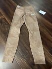 New Nike One Luxe 7/8 Length Womens Leggings Size Xs Tan Brown