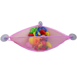 Suction Cup Baby Bath Toys Tidy Storage Mesh Bag Bathroom Hanging Net Organi!AU