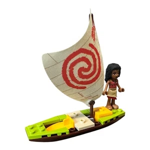 Disney Lego Friends Moana's Ocean Adventure #43170 - Moana & Boat - Incomplete - Picture 1 of 4