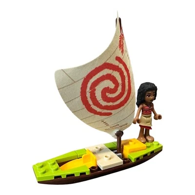 Disney Lego Friends  Moana's Ocean Adventure #43170 - Moana & Boat - Incomplete - Image 1 of 4
