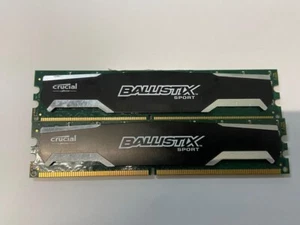 4GB 2x2GB Crucial Ballistix RAM for HP Workstation Server XW4400 Tested WORKING - Picture 1 of 1