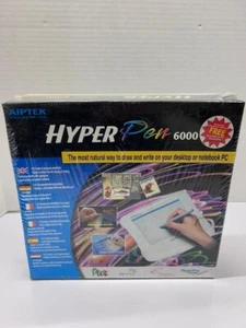 Hyper Pen 6000 Aiptek Computer Drawing Pad with Mouse & Pen Vintage Retro - Picture 1 of 4