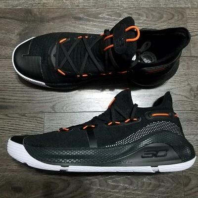 UNDER ARMOUR Steph Curry 6 Oakland Sideshow Basketball Shoes Mens 15 Black RARE - Image 1 of 4