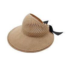 Womens Ladies Summer Wide Brim Foldable Sun Hat Anti-UV Beach Visor Caps UK