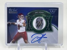 2023 Wild Card Matte Draft Picks Football Jake Haener Green Thumbgraph 2/10