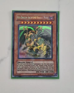 Yu-Gi-Oh Red Dragon Archfiend/Assault Mode Crimson Crisis CRMS-EN004 Ghost Unlim - Picture 1 of 14