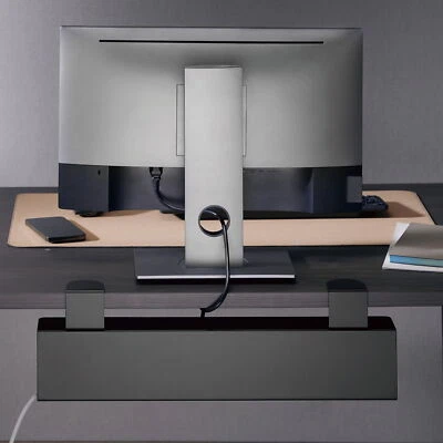 Schreibtisch Stahl Kabelkanal 600mm XXL I Kabel Organizer Ordnung Management - Bild 1 von 4