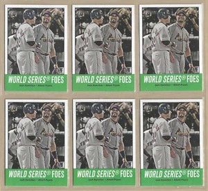 Lot of (6) 2012 Topps Heritage World Series Foes HAMILTON/ALBERT PUJOLS #331 - Picture 1 of 1