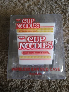 Nissin Cup Noodles Wireless Ear Bud Case Keychain - Picture 1 of 4