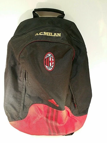 AC Milan ACM Bwin Adidas 1899  Soccer Backpack  Pro player sports gear Cover