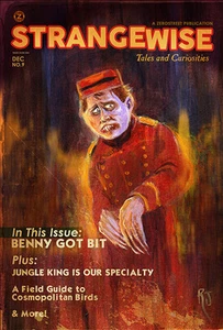 Strangewise Pulp Art Book Bookmark Short Stories Vampire Fiction Fantasy - Picture 1 of 2
