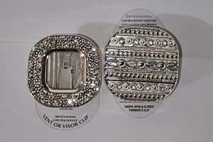 2 BATH & BODY WORKS CUENTAS DE ORO GEMAS SOPORTE PORTÁTIL AROMA VISERA DE VENTILACIÓN CLIP COCHE - Imagen 1 de 3