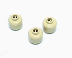 3x LEGO® Kopf unbedruckt 3626b NEU Beige Tan Figuren Zubehör - Picture 1 of 1