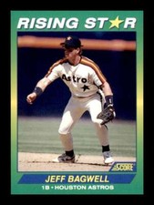1992 Score 100 Rising Stars Jeff Bagwell #35 Houston Astros