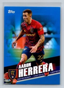 2022 Topps MLS Blue #102 Aaron Herrera 3/99 - Real Salt Lake - Picture 1 of 3