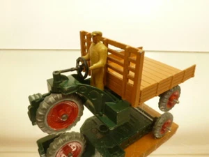 DINKY TOYS 27G MOTOCART - DARK GREEN + BROWN L11.0cm very rare - VERY GOOD - 139 - Imagen 1 de 10