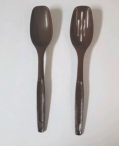 Vintage Foley Nylon Set of 2, Slotted Draining Serving Spoon Kitchen Utensils - Picture 1 of 6