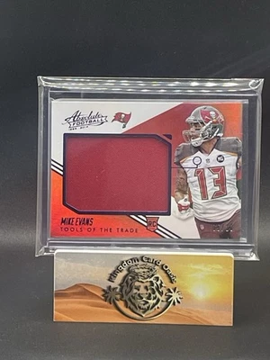 💥MIKE EVANS 2014 ABSOLUTE FOOTBALL #TTJ-ME ROOKIE PATCH #d /20 BUCCANEERS SP💥 - Image 1 of 2
