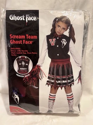 Ghostface Cheerleader ScreamTeam Halloween Costume - Size 10/12 - Image 1 of 4