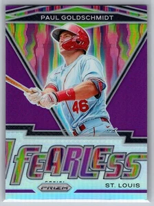 2021 Prizm Paul Goldschmidt Fearless Purple #FR-13 St. Louis Cardinals - Bild 1 von 2