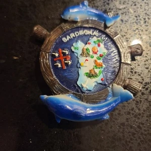 Sardinia Italy Dolphin Refrigerator Magnet - Picture 1 of 3