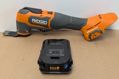 Ridgid R86240 18V Brushless Cordless Oscillating Multi-Tool W/ 2AH Battery - Image 1 of 4