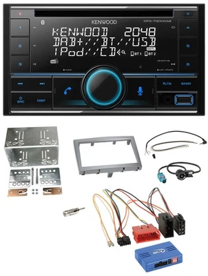 Kenwood CD 2DIN DAB USB Lenkrad Bluetooth Autoradio für Porsche Boxster 2004-200 - Bild 1 von 4