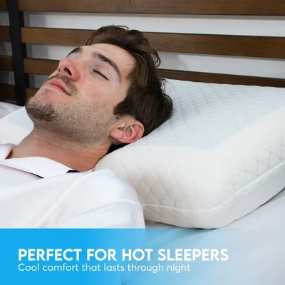 Cooling Memory Pillow, Cooling Gel For Hot Sleepers, LETOM Premium Comfort