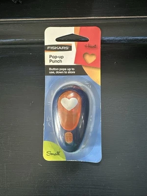 Fiskars Paper Pop-Up Paper Punch Heart Compact Small Valentine's Day - Image 1 of 4