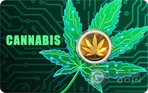 CANNABIS 1/1000 Oz Monnaie Or 12$ Liberia 2026 - Imagen 1 de 4
