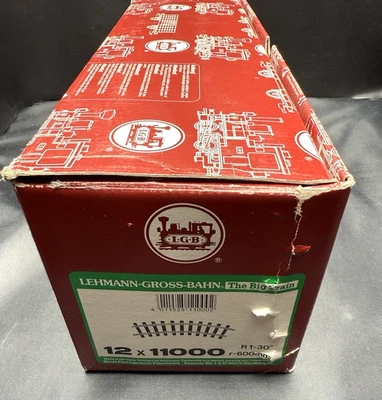 LGB 11000 LOT OF 12 BRAND NEW G SCALE BRASS CURVE TRACK R1- 30 DEGREES  R=600mm. - Image 1 of 2