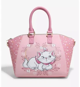 Loungefly Disney Aristocats Marie Satchel Floral Handtasche Geldbeutel Tasche - Bild 1 von 6