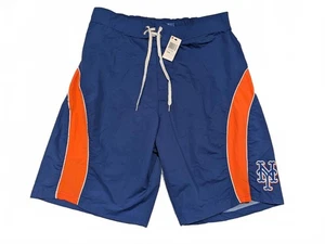 New York Mets Swim Trunks - Blue & Orange Vintage Genuine Merchandise XXL G-III - Picture 1 of 10