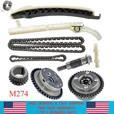 M274 Timing Chain Kit & VVT Gears For Mercedes Benz GLK200 E200 CLA250 E250 C300 — 第 1/4 张图片