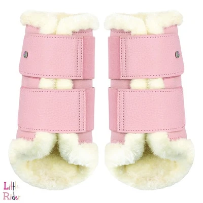 Serena Brushing Boots by Little Rider PINK Kunstfellfutter Easy Fasten Tapes