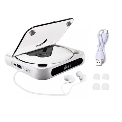 5V2A BT 5.3 CD Player CD/USB/3.5mm AUX Multiple Media Formats Compatibility - Image 1 of 4