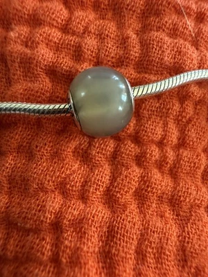 Genuino Pandora ESENCIA Colección Piedra Lunar Gris Equilibrio Dije 💕S925 ALE RARO  Foto 1 de 3