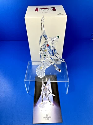 1999 Annual Edition, Swarovski Crystal Clown Figurine, Masquerade Pierrot w/ COA - Image 1 of 4