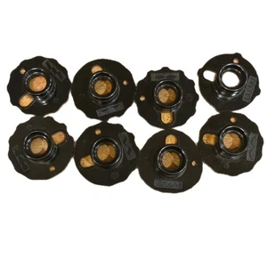 Lot of 8 SINGER Top Hat Pattern Stitch Disc Cams for Zigzag Machines - Picture 1 of 9