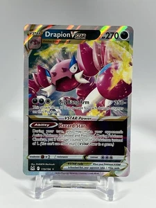 Drapion VStar # 119/196 Ultra Rare Lost Origin Pokemon TCG Card NM - Picture 1 of 2